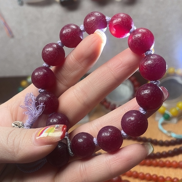 玛瑙/玉髓未镶嵌手链