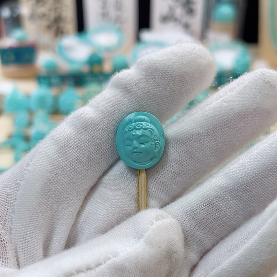 绿松石珠宝奇石未镶嵌