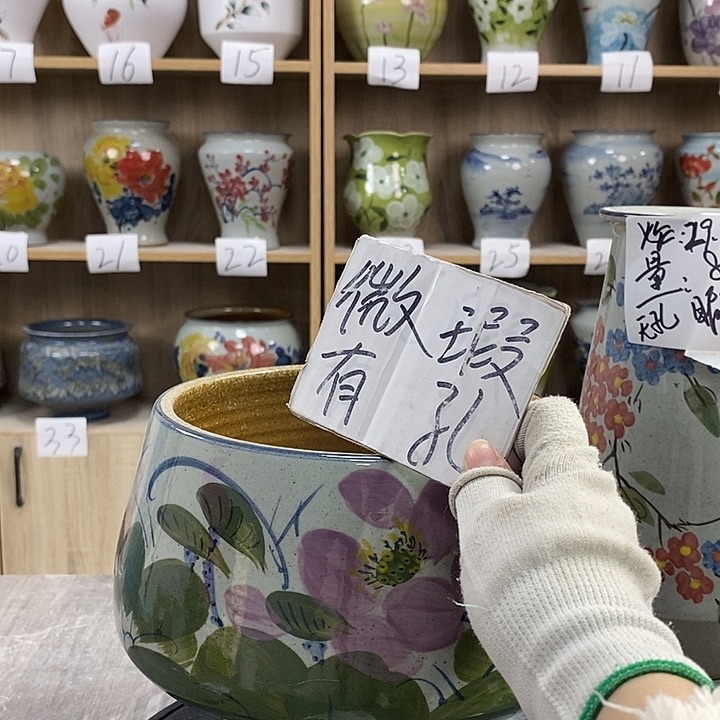 缸13xc景德镇陶瓷花盆