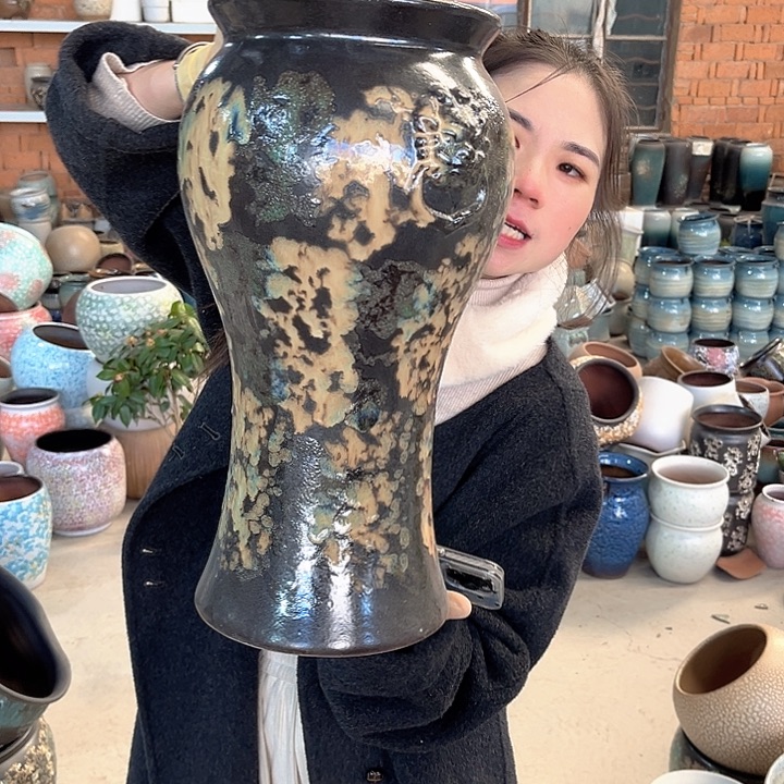 正品口18高40花盆……