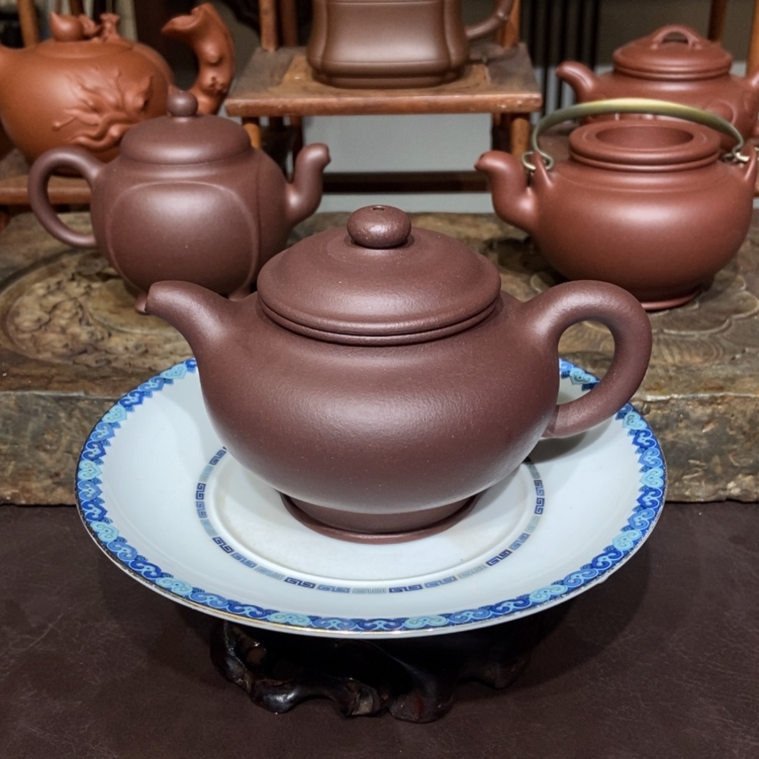 茶壶紫砂全手微瑕260容量