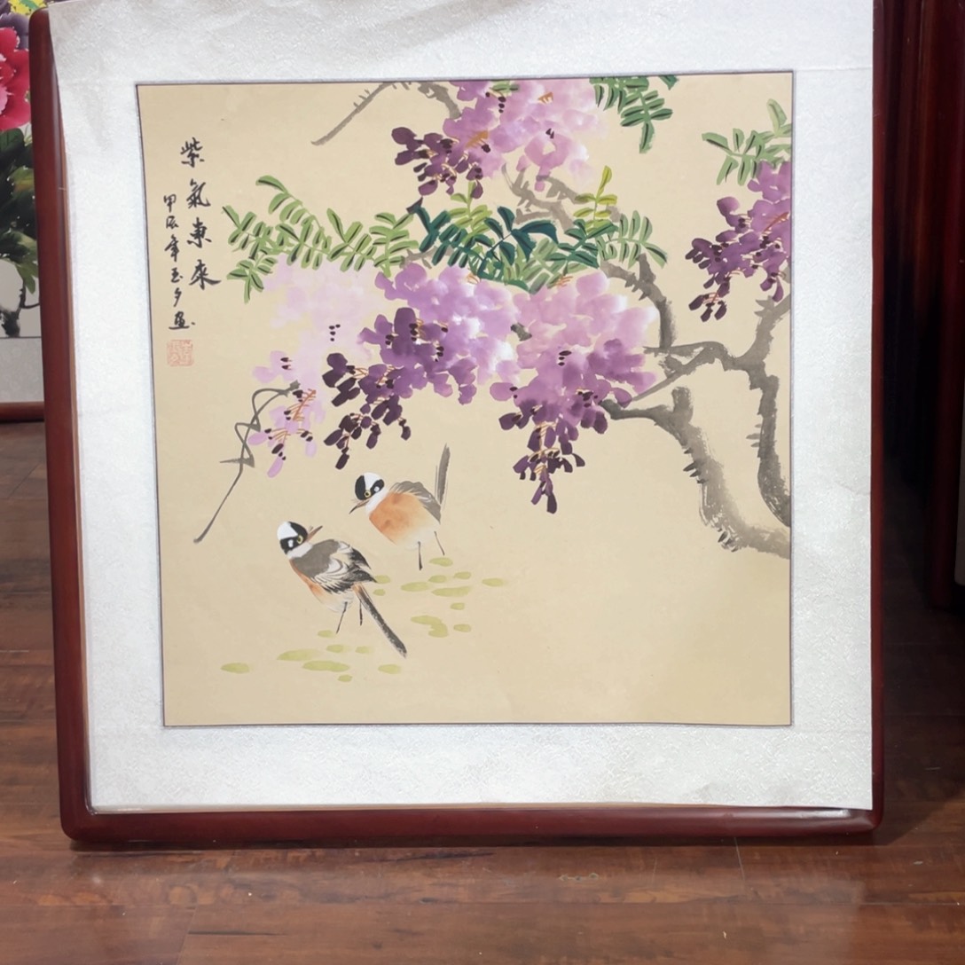 国画带框尺寸63*63厘米