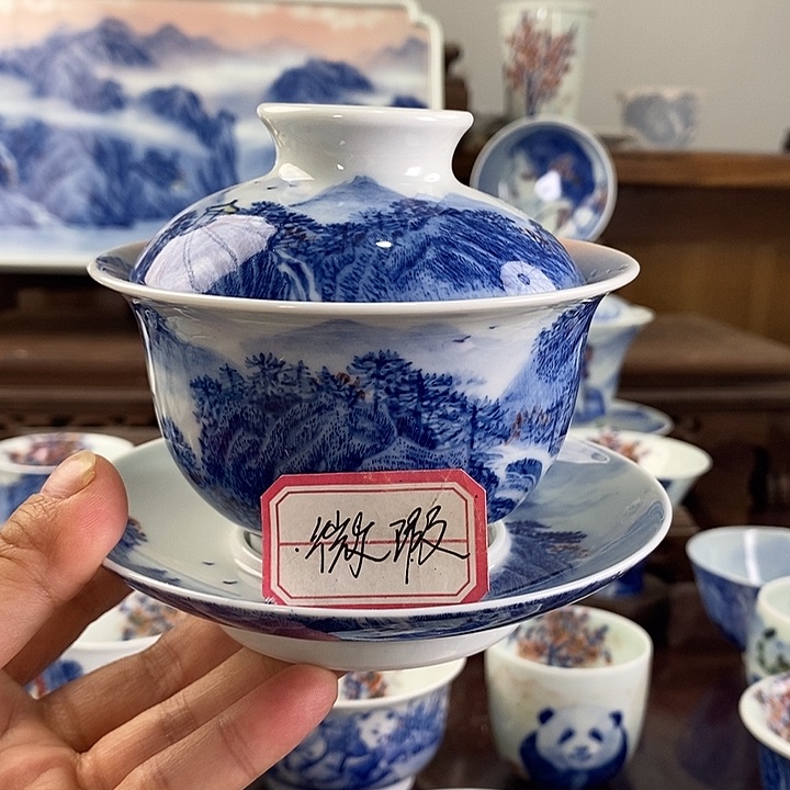 杯春****.景德镇手工手绘陶瓷，高亮兴老师作品