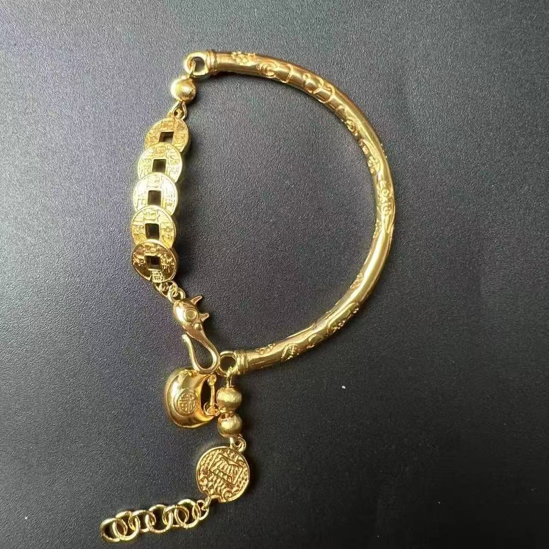 J0026 葫芦五帝钱精品手链