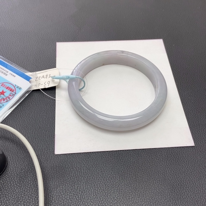 翡翠手镯未镶嵌耿*62-63正圈