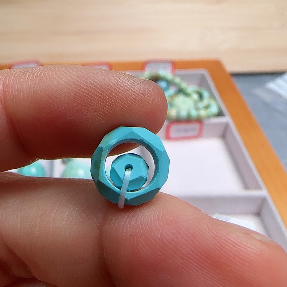 绿松石珠宝半成品未镶嵌