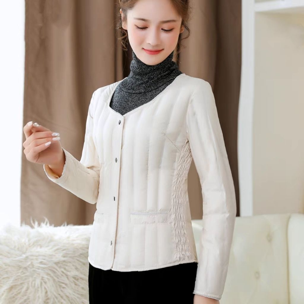 添睿品牌羽绒内胆冬季修身内外轻薄保暖短款羽绒服打底鸭绒抗寒