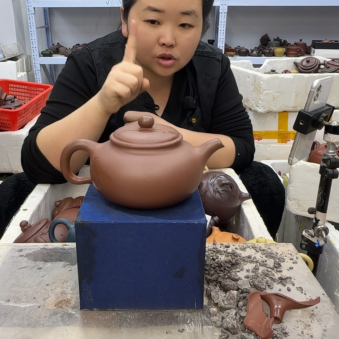 紫砂茶壶宜兴紫砂壶瑕疵处理