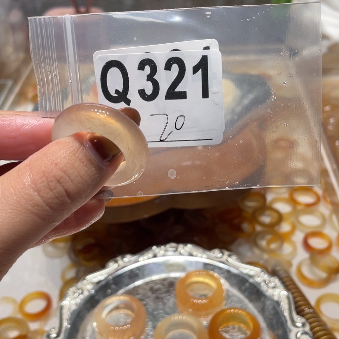 玛瑙/玉髓未镶嵌戒指321