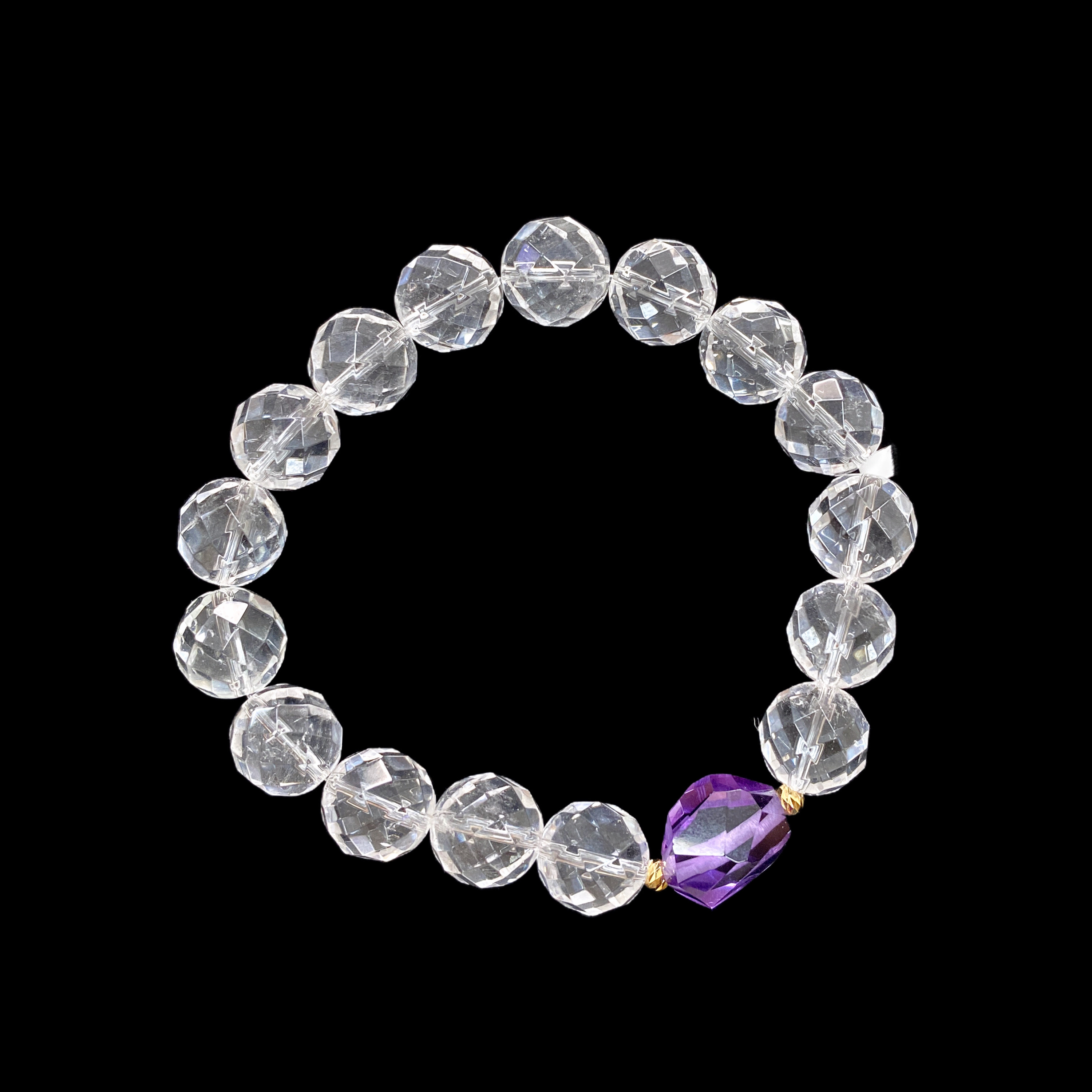 5980-水晶18K手串孤品