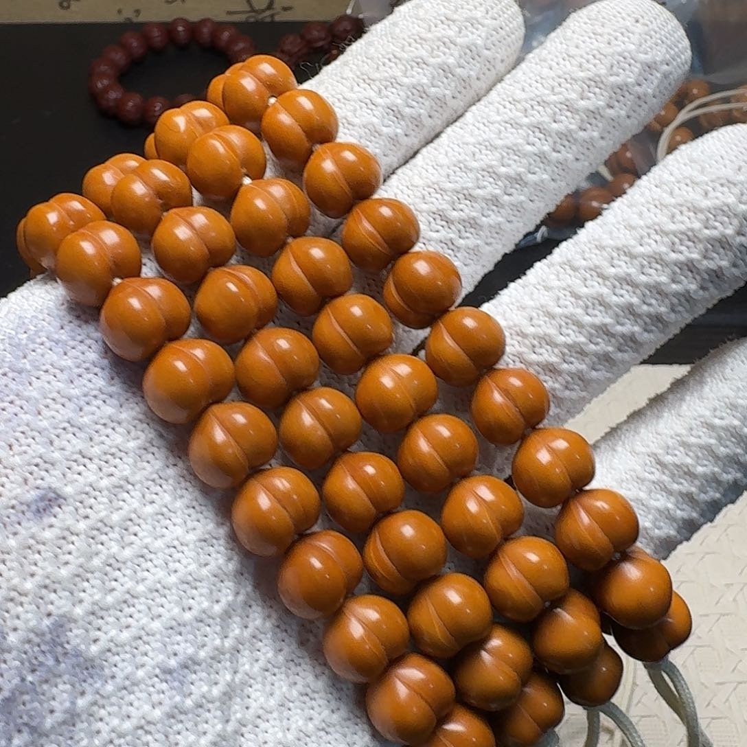 河***资手串猴头核桃小尺寸屁桃四条