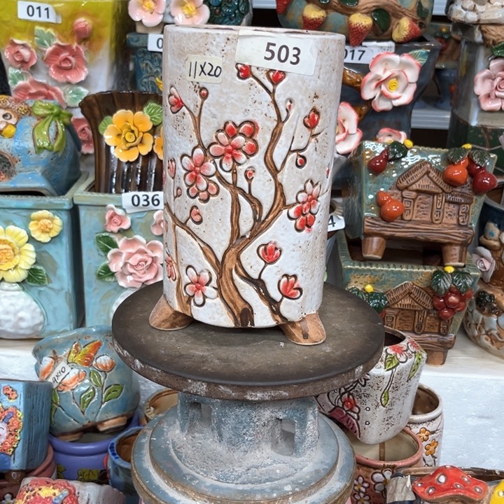 紫砂花盆粗陶材质多肉花盆