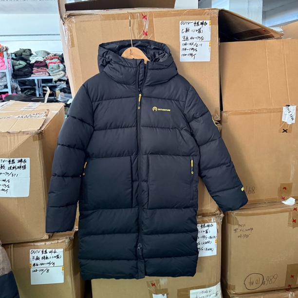 c款户外男童 中大童长款棉衣