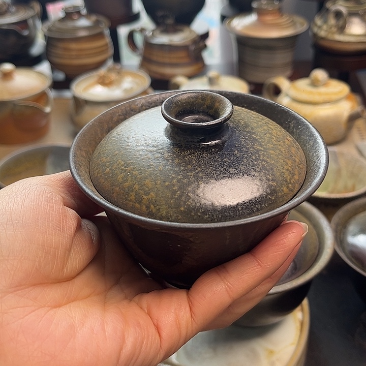 骉***芍茶盏柴烧茶具柴烧茶具