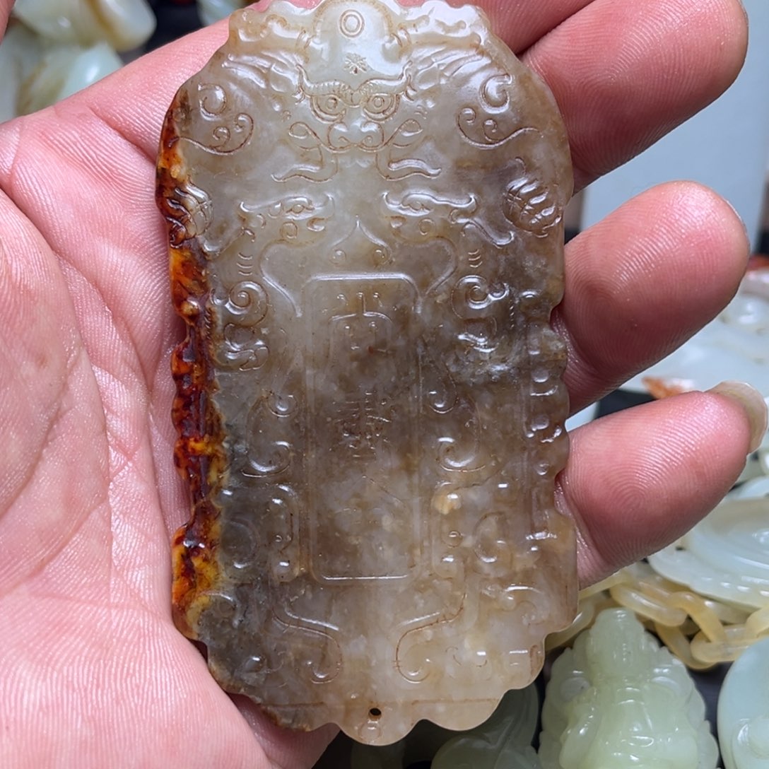 和田玉挂件未镶嵌