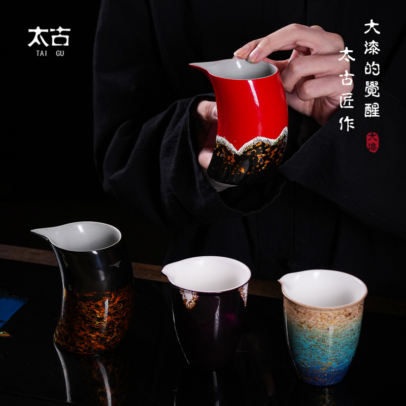 太古大漆漆器「公道杯系列」纯手工非遗国风大漆礼品
