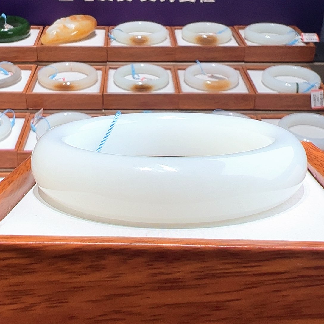 和田玉手镯 58 59未镶嵌