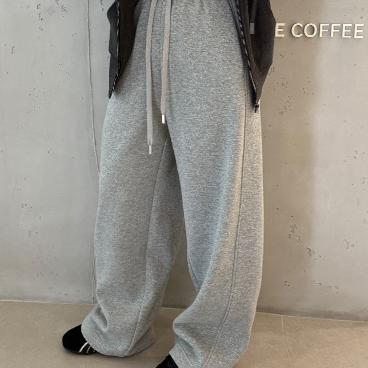 【丽鑫】7658抽绳加绒弯刀裤