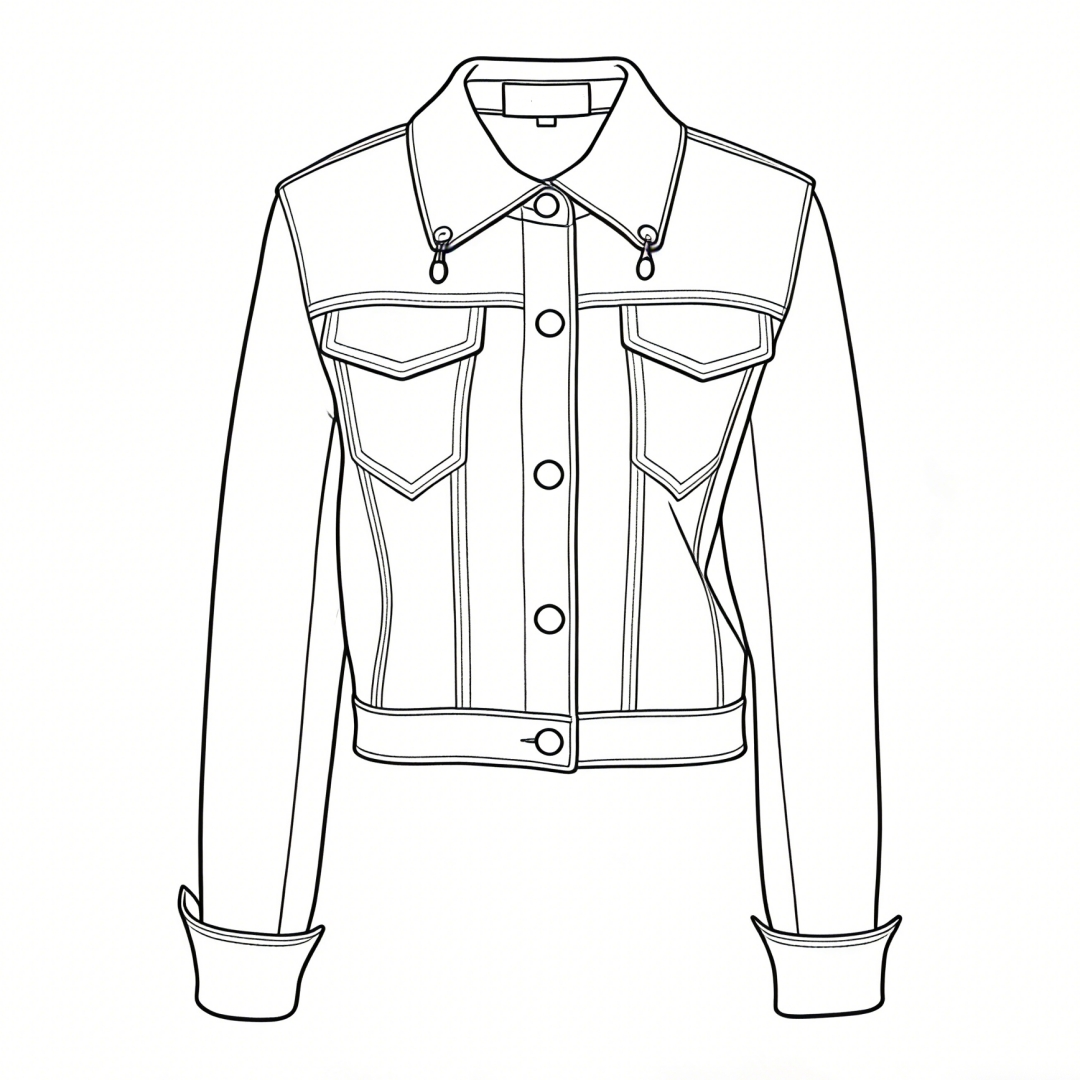 【MonTendre】秋冬新款 J ”加一点幸运“百搭气质深蓝牛仔外套女士