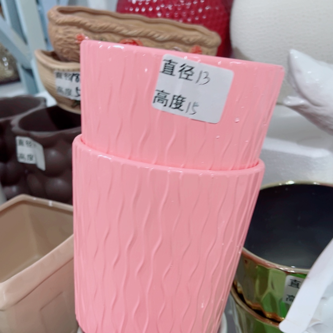 有孔，陶瓷花盆满10米包邮发货