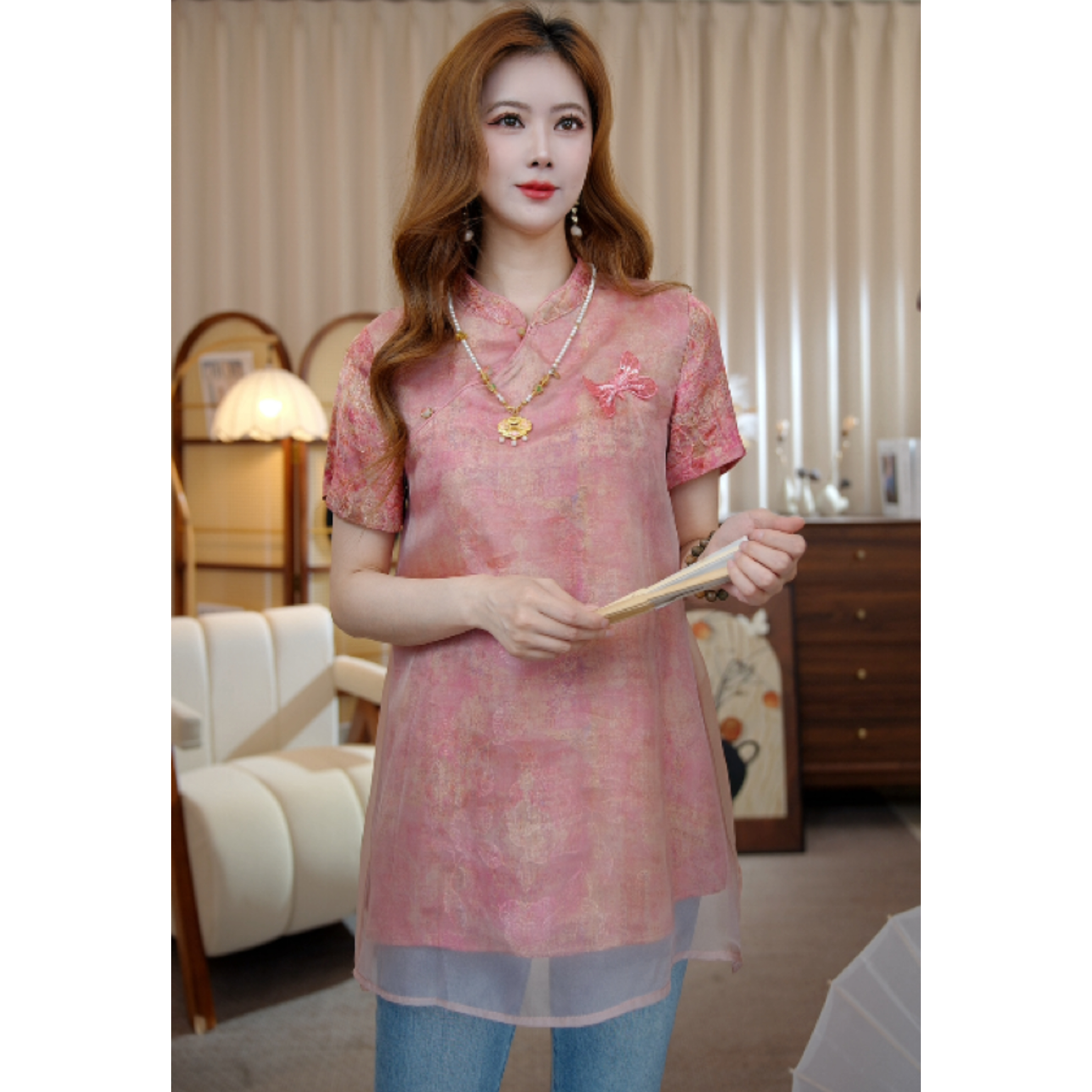 【虞美人】新中式显瘦气质时尚夏季中国风上衣