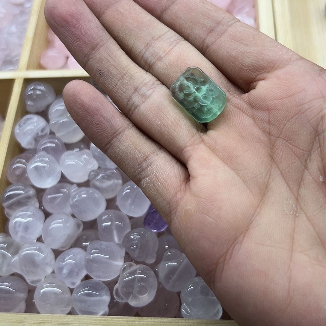 手链水晶未镶嵌萤石牌