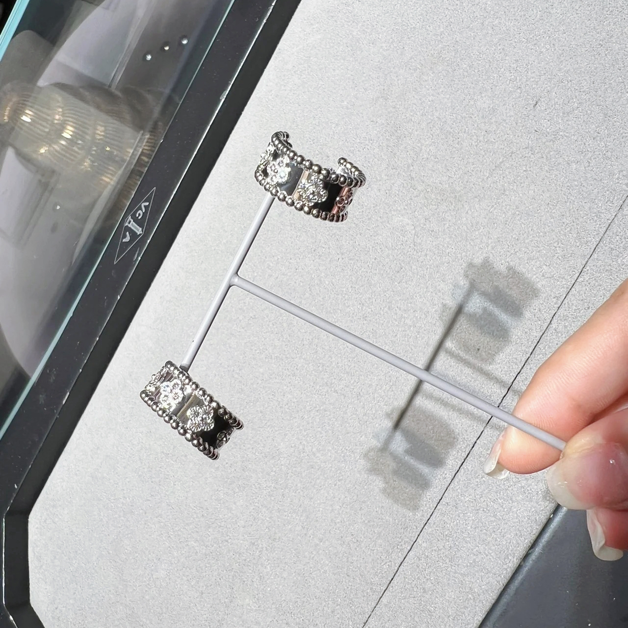 黄铜耳饰 图款独特气质耳钉方圆脸大圈大气耳环轻奢高级感