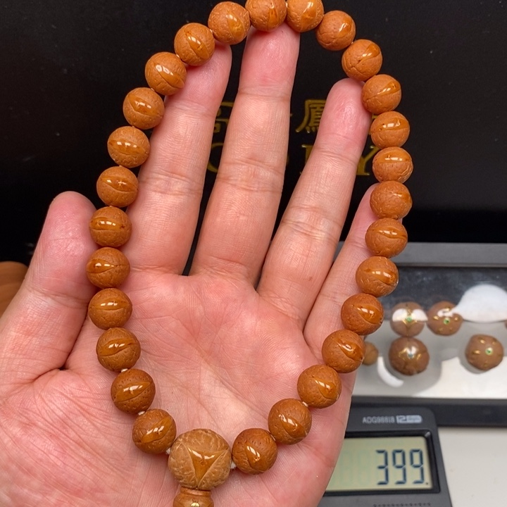 凤眼菩提手串尼泊尔