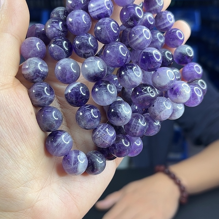 未镶嵌水晶手链T15紫水晶卡12左右发其一