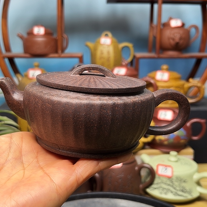 茶壶紫砂微瑕不带证书礼盒220cc