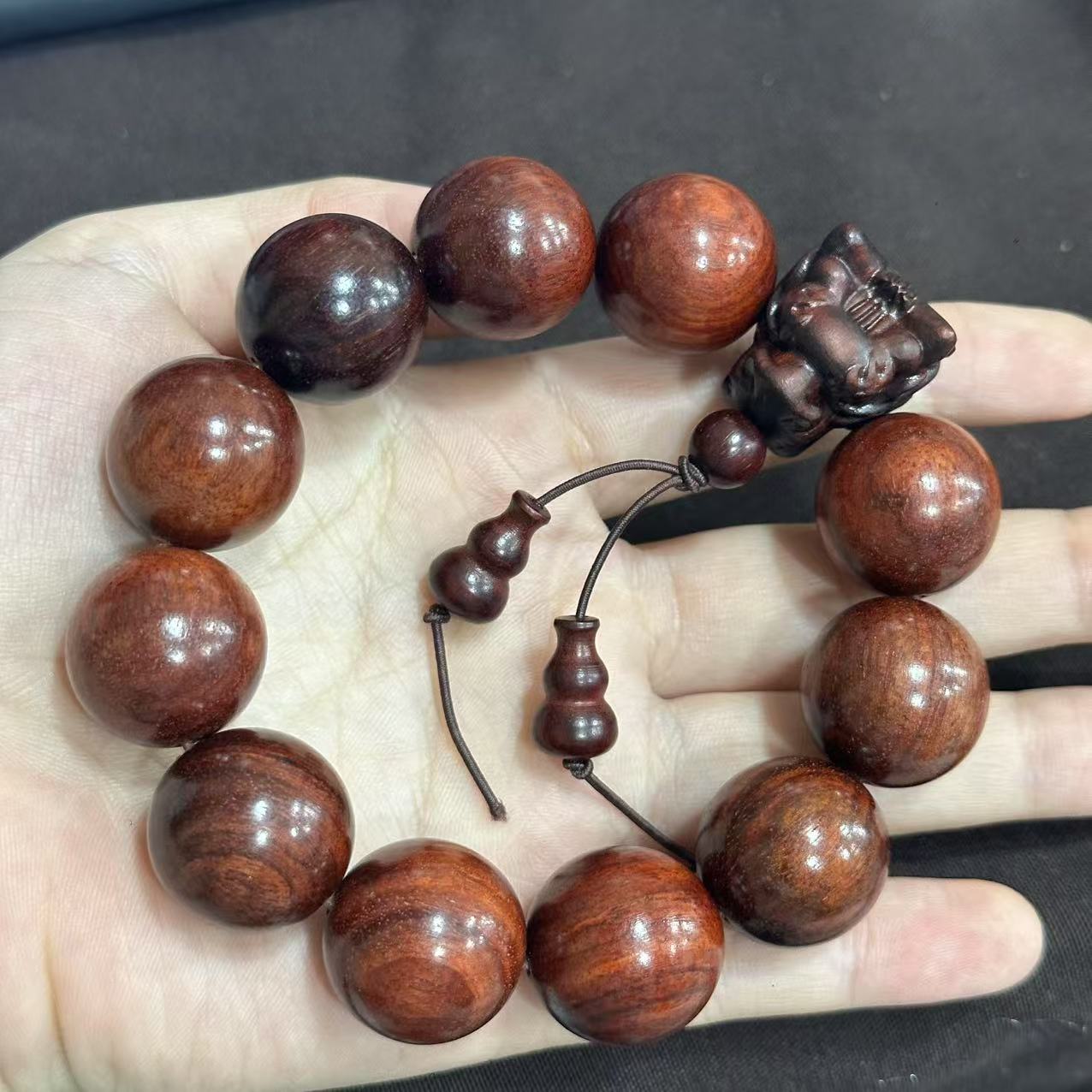 血檀男女款手串卡20 022（无礼盒）