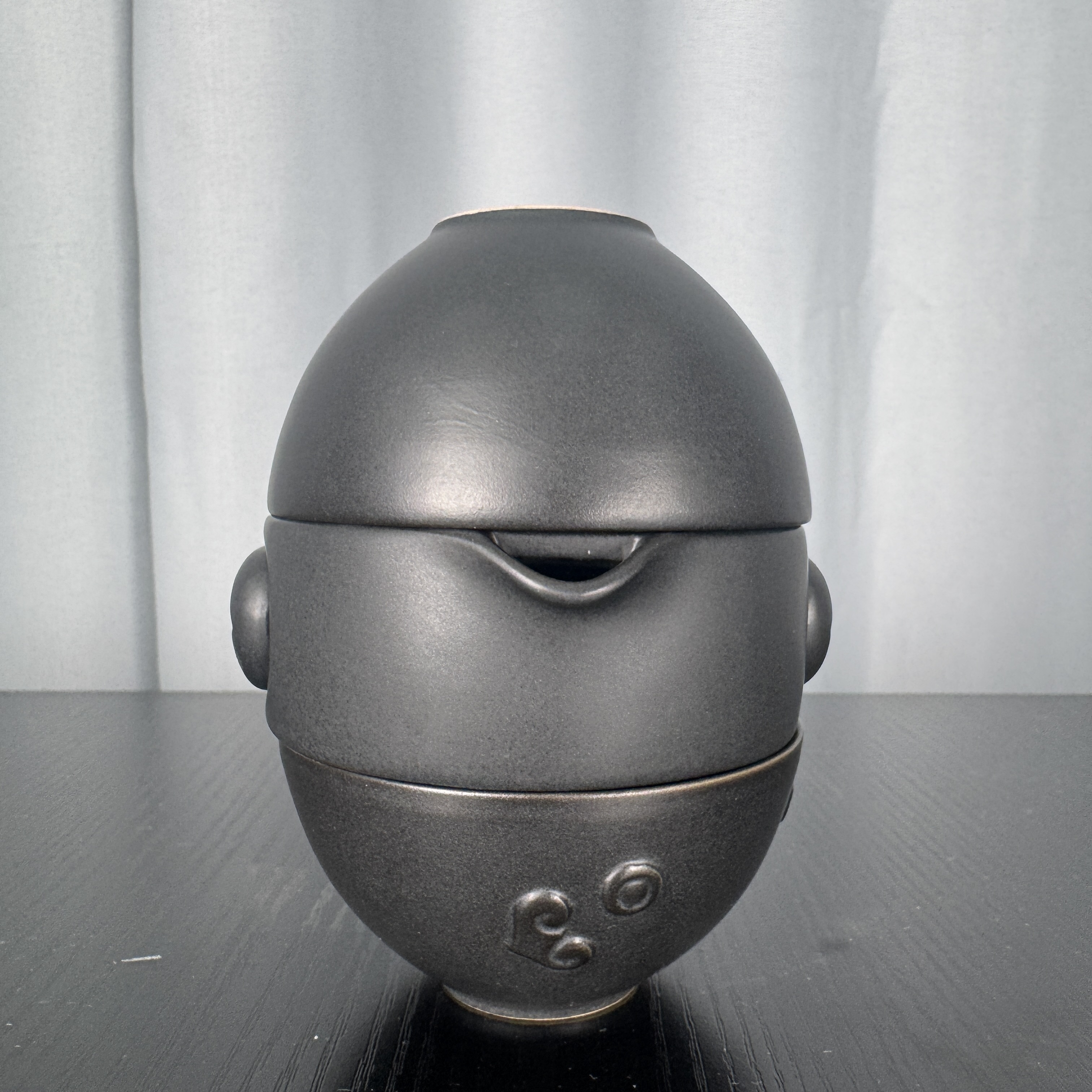 磁州窑小黑蛋快客杯