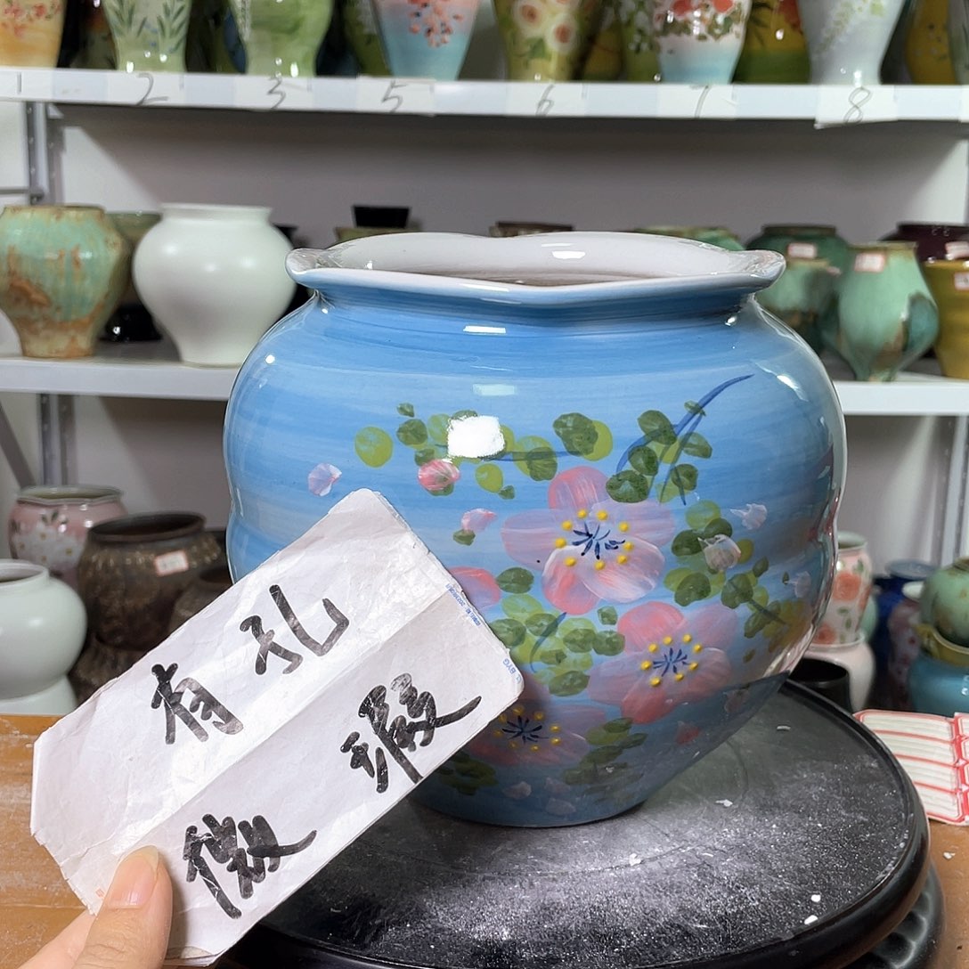 景德镇陶瓷花盆花器159