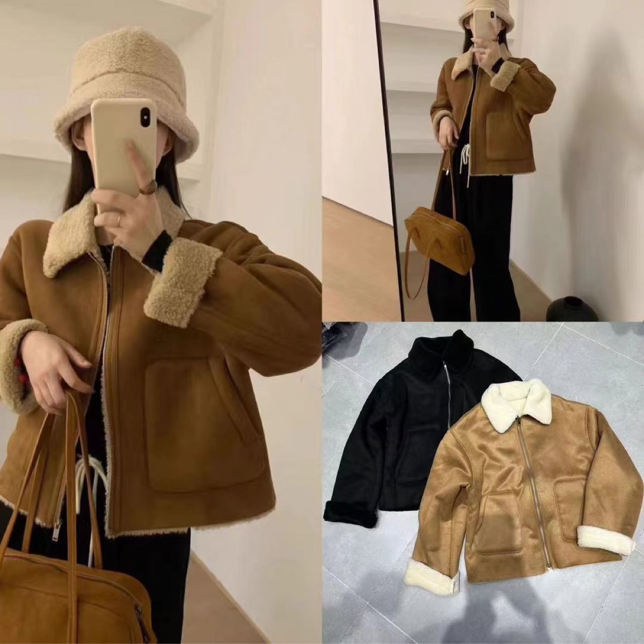 皮毛一体糕糕外套（1898#）