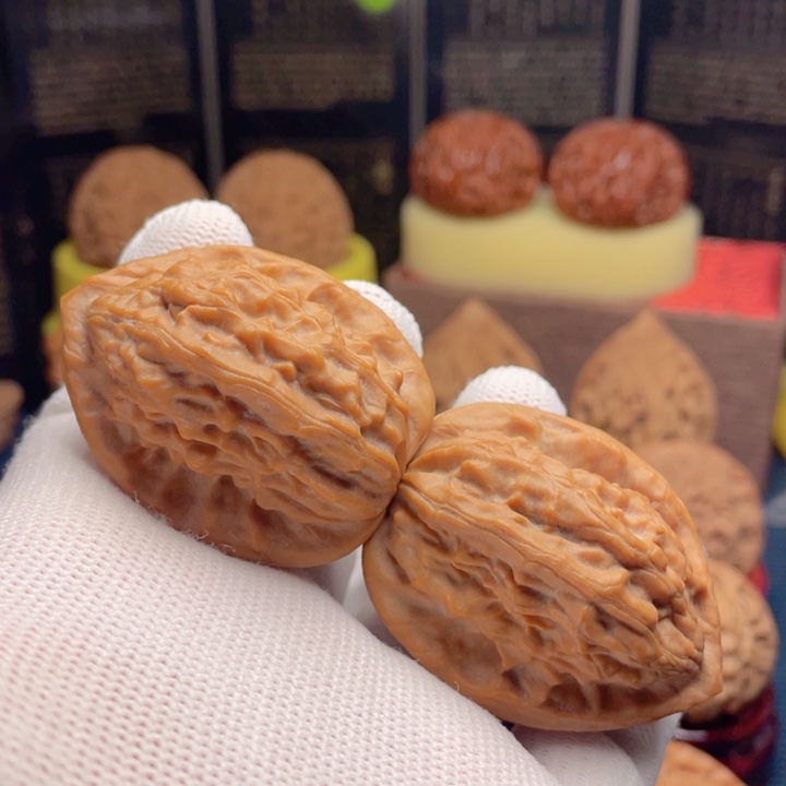 吊坠文玩核桃37原桩无药大红袍