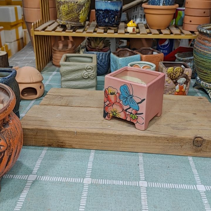 紫砂花盆粗陶花盆