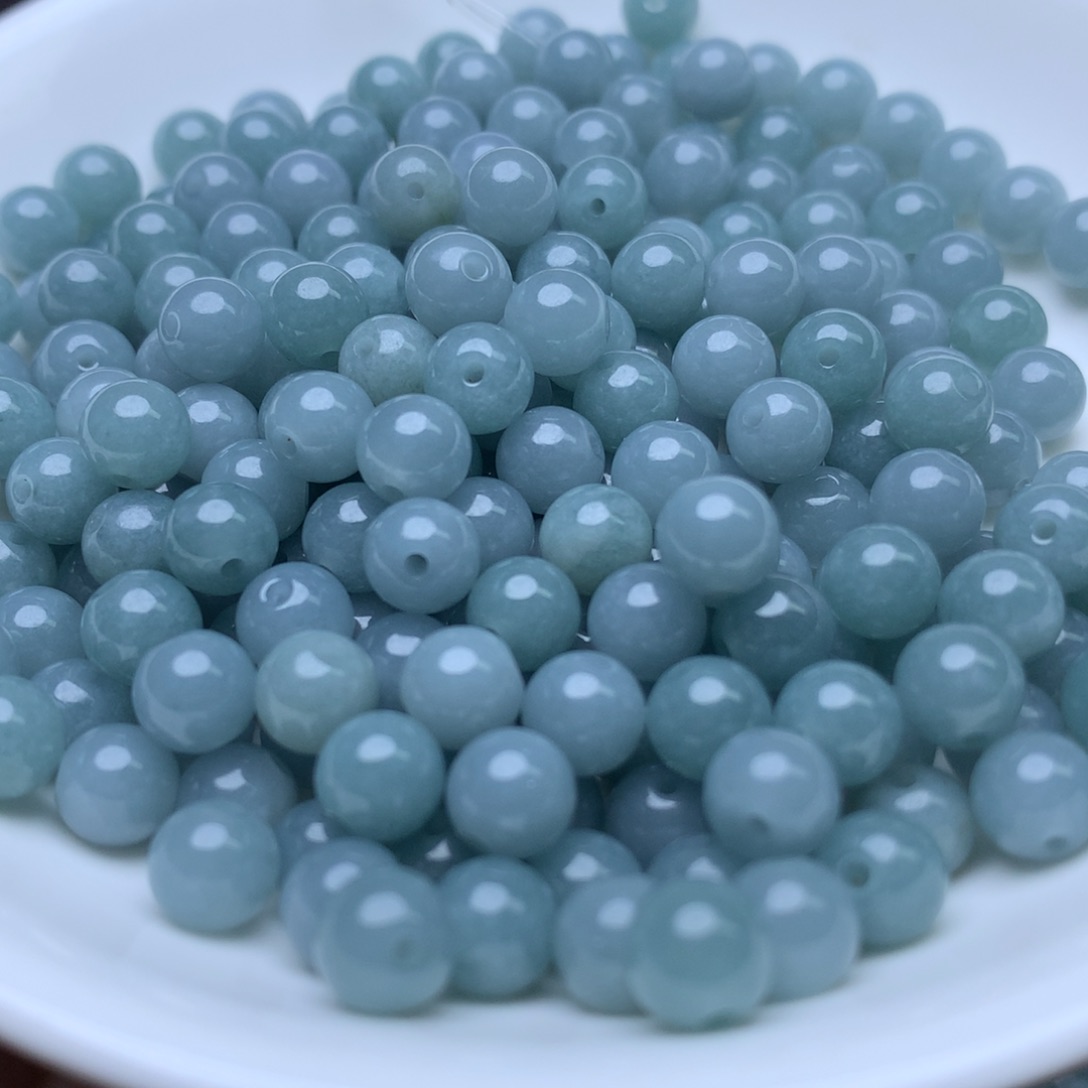 【闪购商品】翡翠手链未镶嵌卡6冰蓝水50个