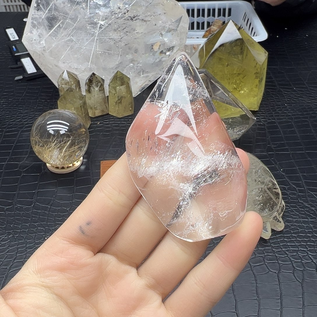 珠宝半成品未镶嵌水晶394水晶