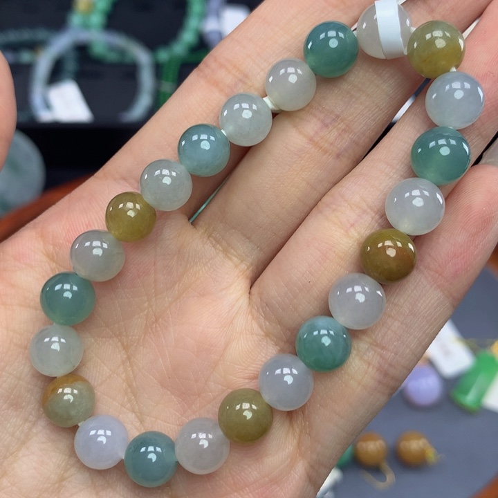 翡翠手链未镶嵌翡翠