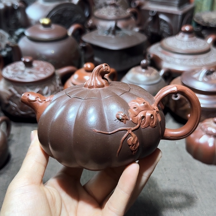 泥塑紫砂壶紫砂壶