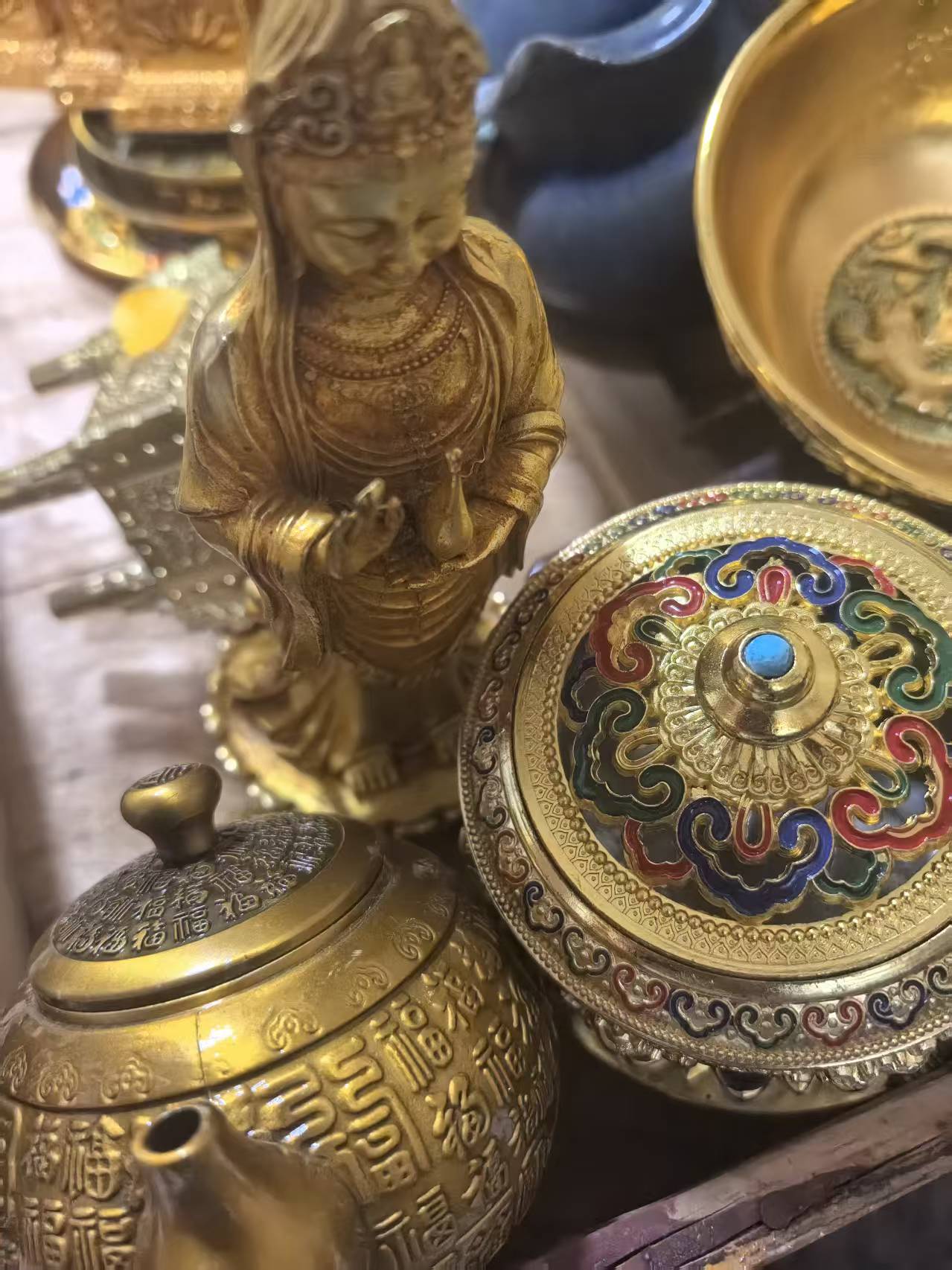 小件鎏金铜器摆件 仿古物件通用链接一物一拍请截好图备注发货