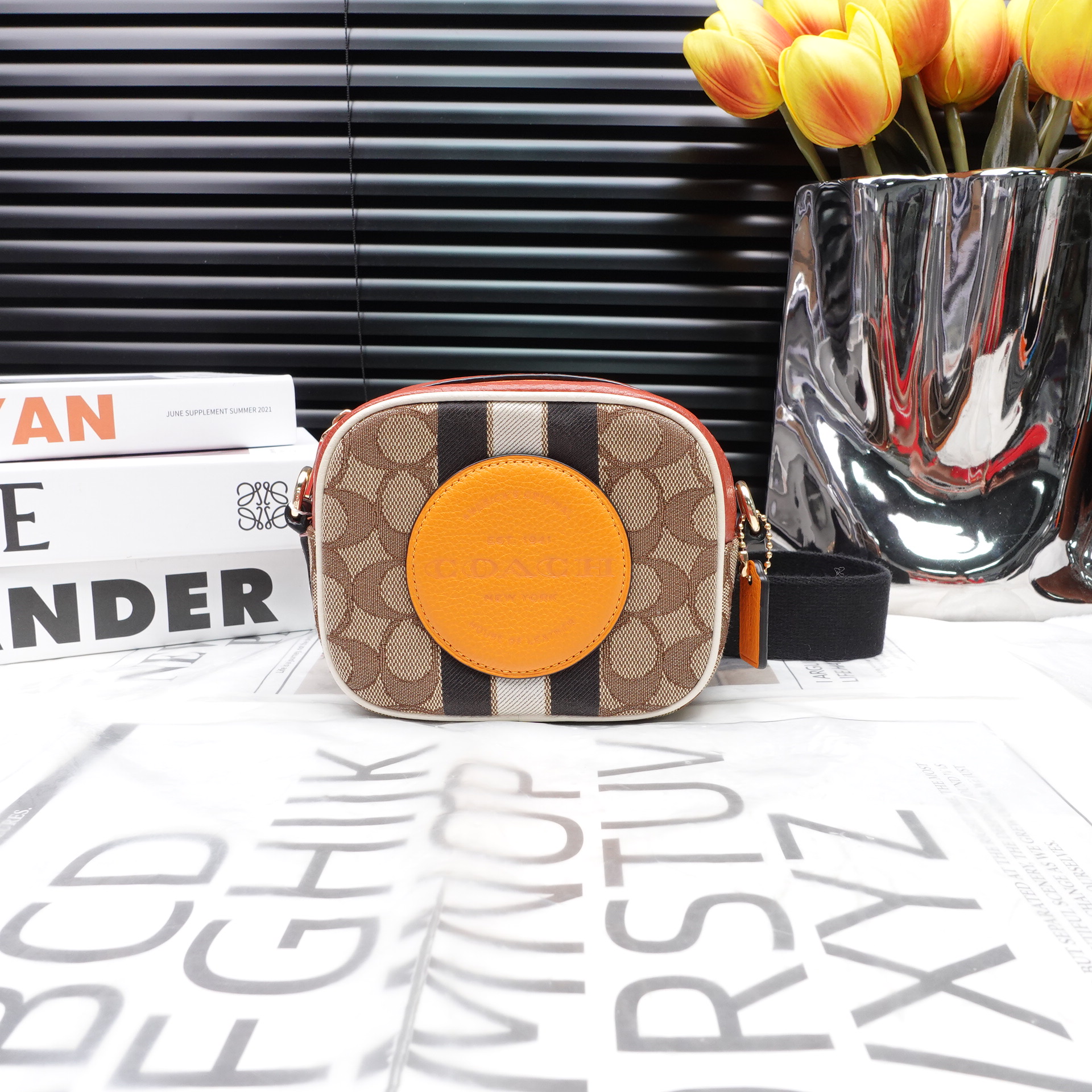 95新 COACH/蔻驰 单肩包/T10204134