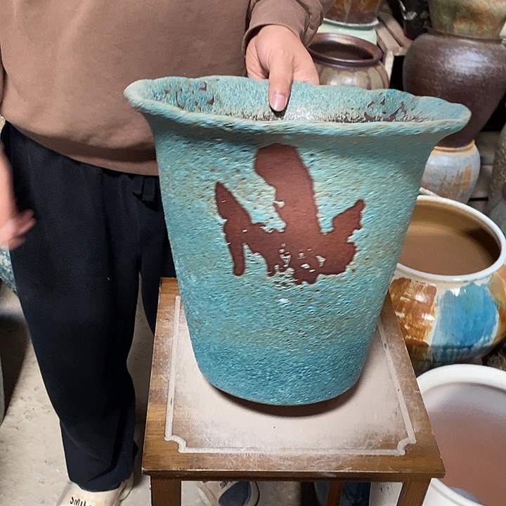 口32高度30斗笠蓝气泡…