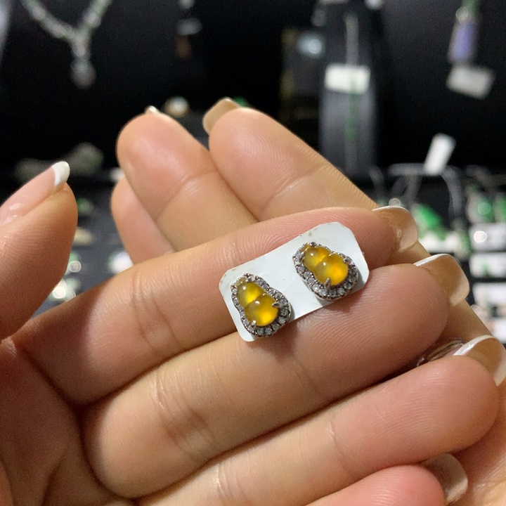 翡翠银S925镶嵌戒指