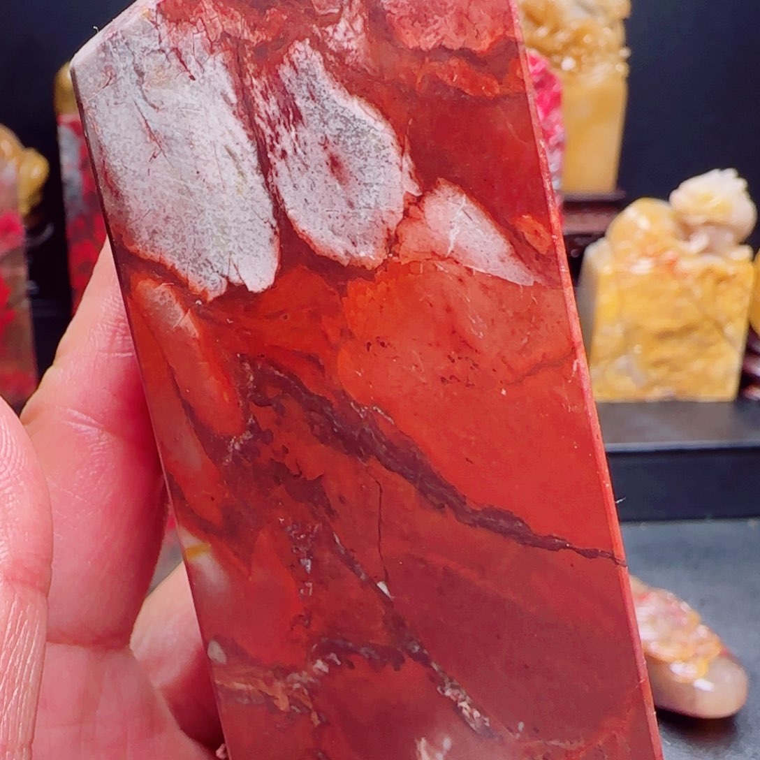 昌化石昌化红砂章