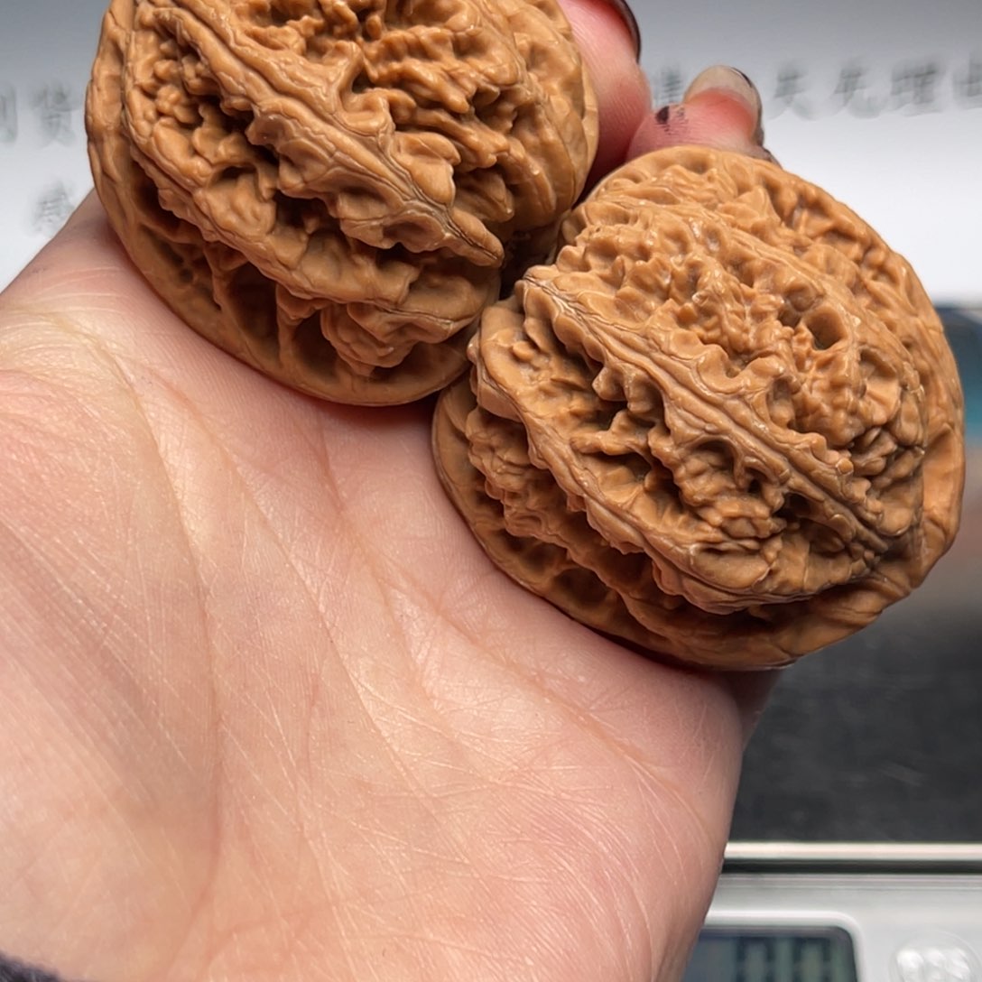 文玩核桃把件粗筋43
