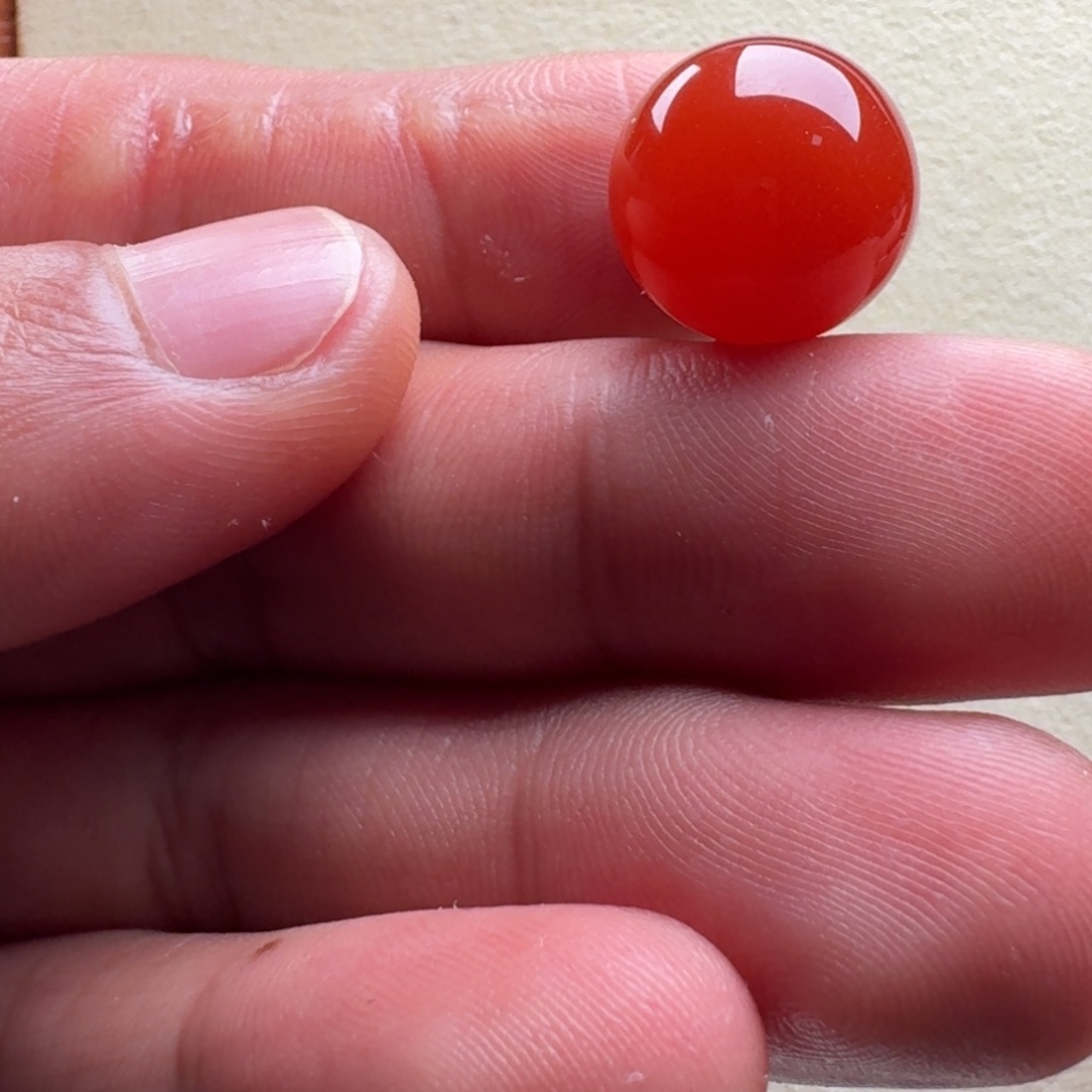 南红玛瑙圆珠14.3未镶嵌