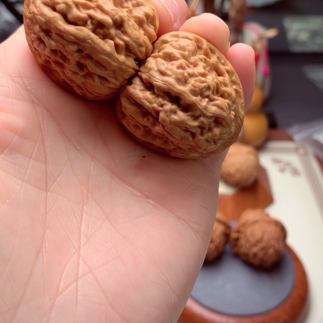 文玩核桃吊坠祥云。   6号