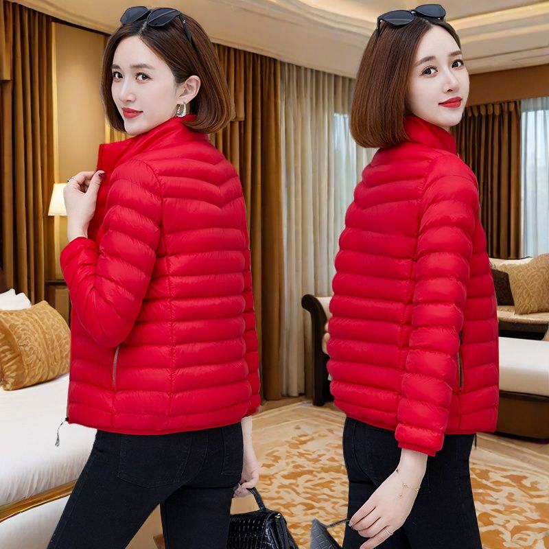 短款棉服羽绒新款2025轻薄棉衣外穿保暖时尚百搭排骨棉袄外套