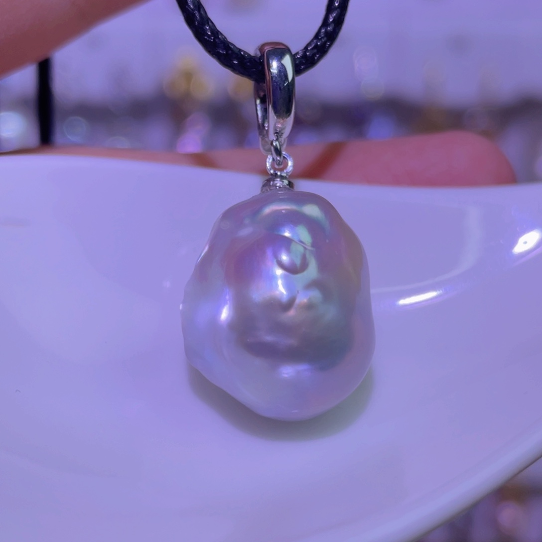 未镶嵌天然淡水珍珠吊坠淡水珍珠